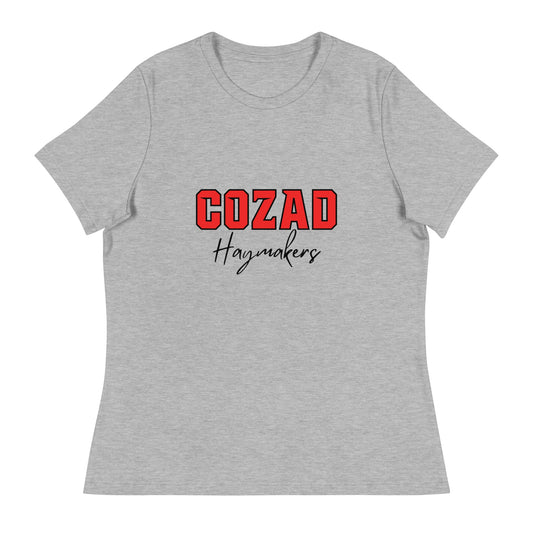 Performance | Women's Relaxed T Shirt | Cozad Girls Golf | Script Logo