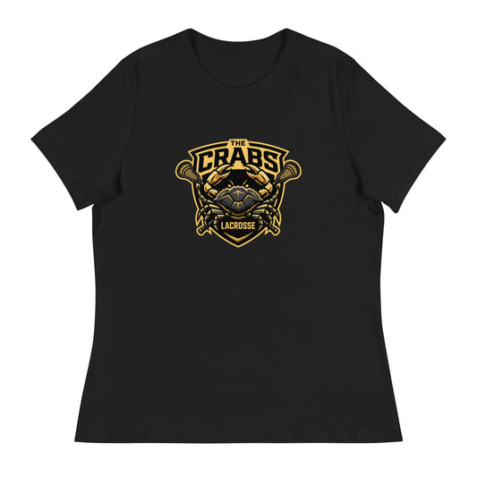 Performance | Women's Relaxed T Shirt | Crabs lax | Badge Logo