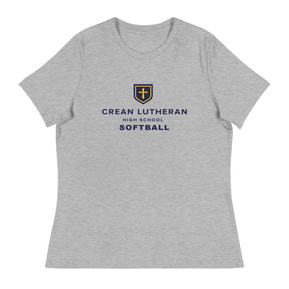 Performance | Women's Relaxed T Shirt | Crean Lutheran Softball | CLHS SB Logo