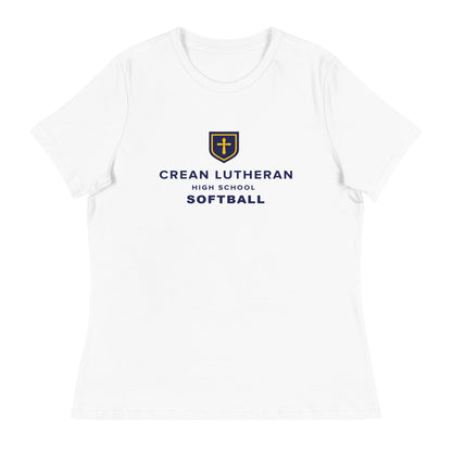 Performance | Women's Relaxed T Shirt | Crean Lutheran Softball | CLHS SB Logo