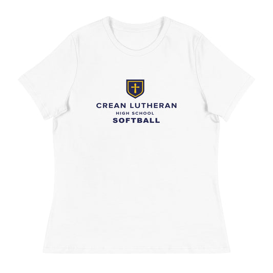 Performance | Women's Relaxed T Shirt | Crean Lutheran Softball | CLHS SB Logo