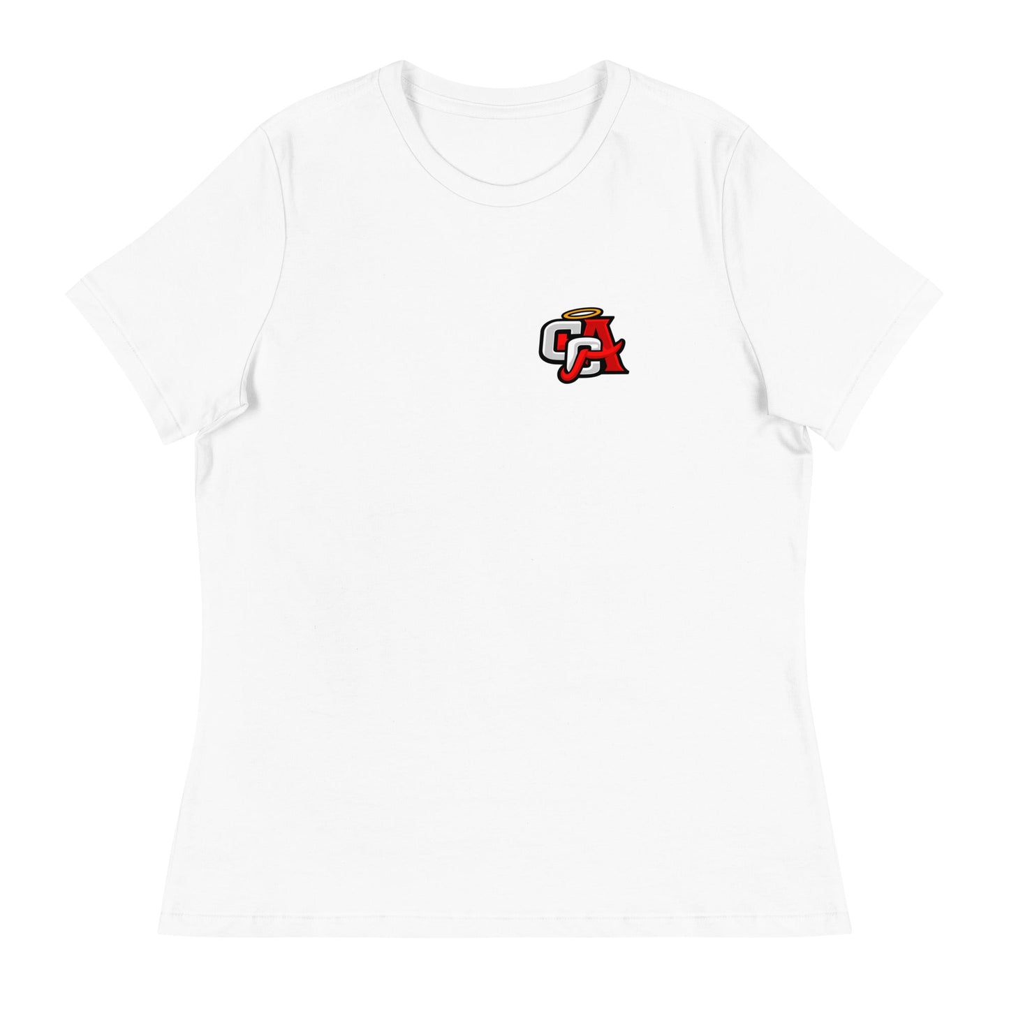 Performance | Women's Relaxed T Shirt | Cross City Angels | Angelic Fury Logo