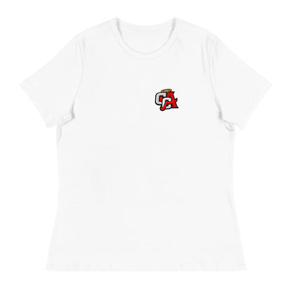Performance | Women's Relaxed T Shirt | Cross City Angels | Angelic Fury Logo
