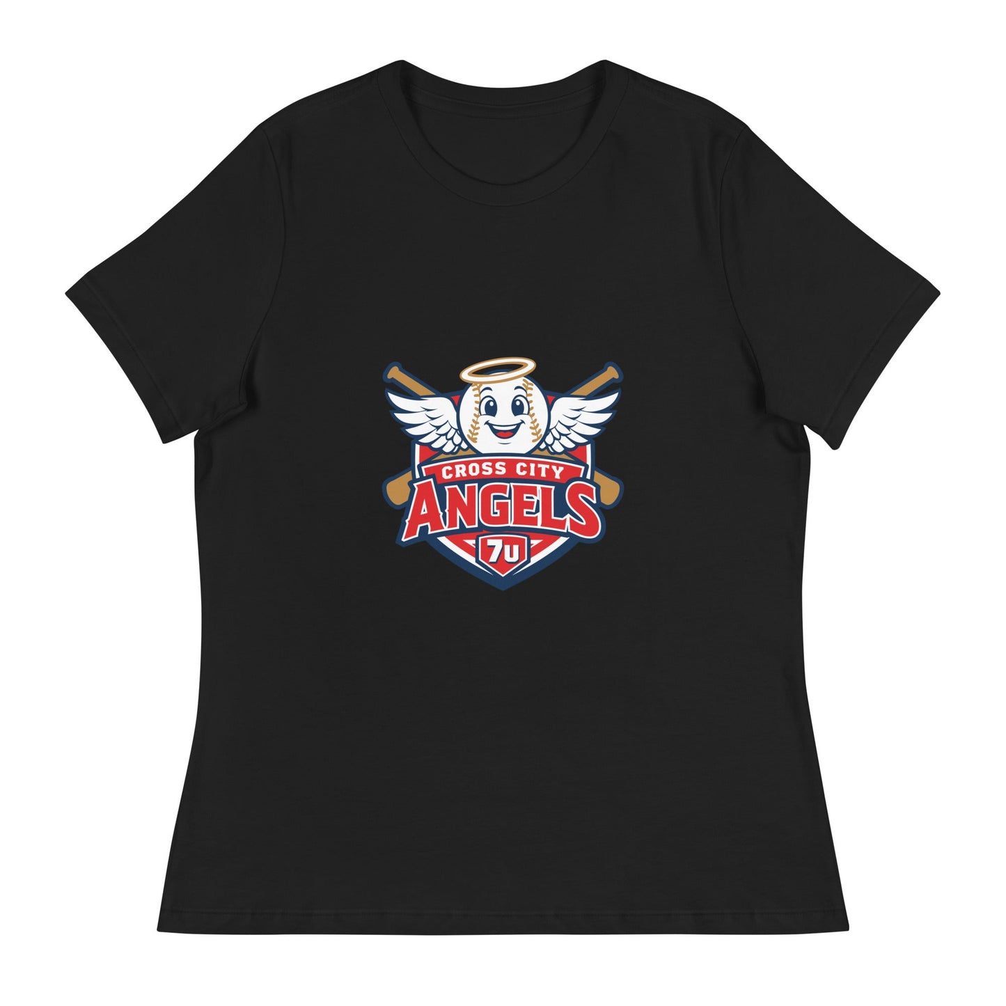 Performance | Women's Relaxed T Shirt | Cross City Angels | Shield Logo
