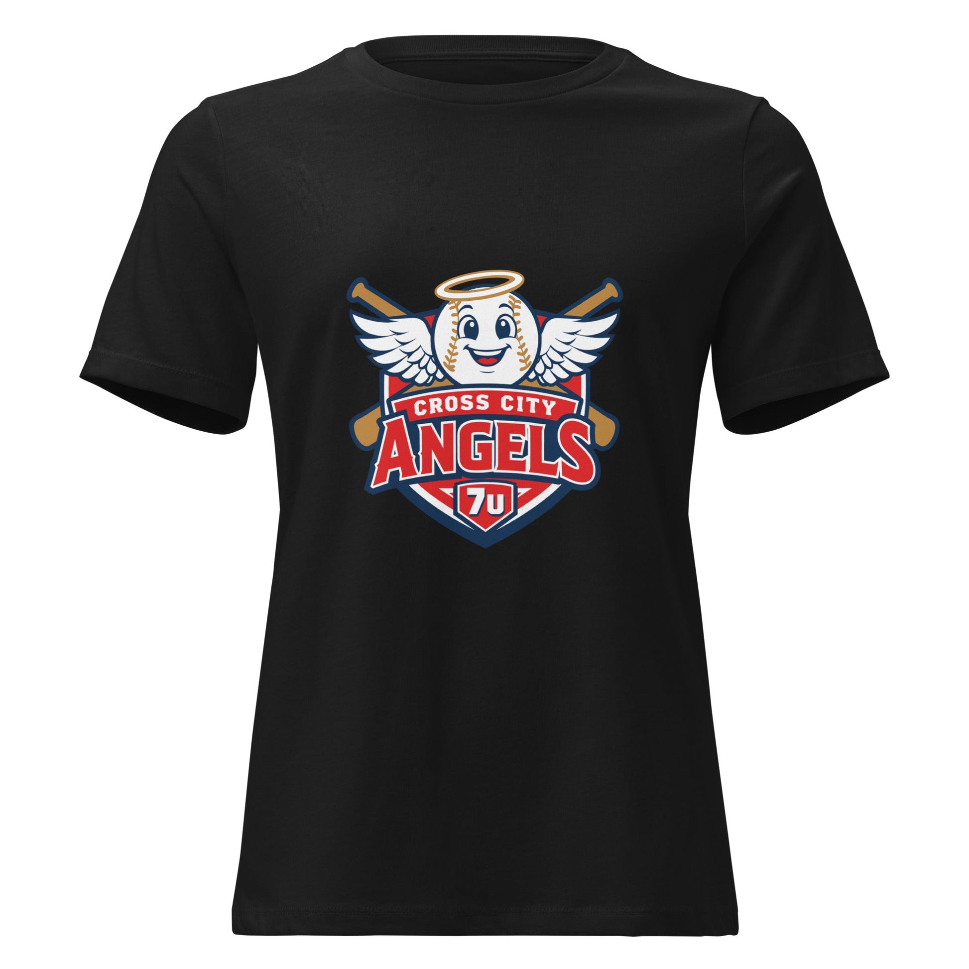Performance | Women's Relaxed T Shirt | Cross City Angels | Shield Logo
