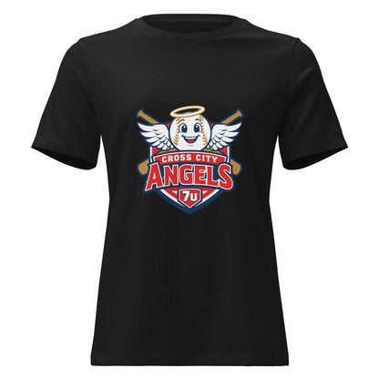 Performance | Women's Relaxed T Shirt | Cross City Angels | Shield Logo
