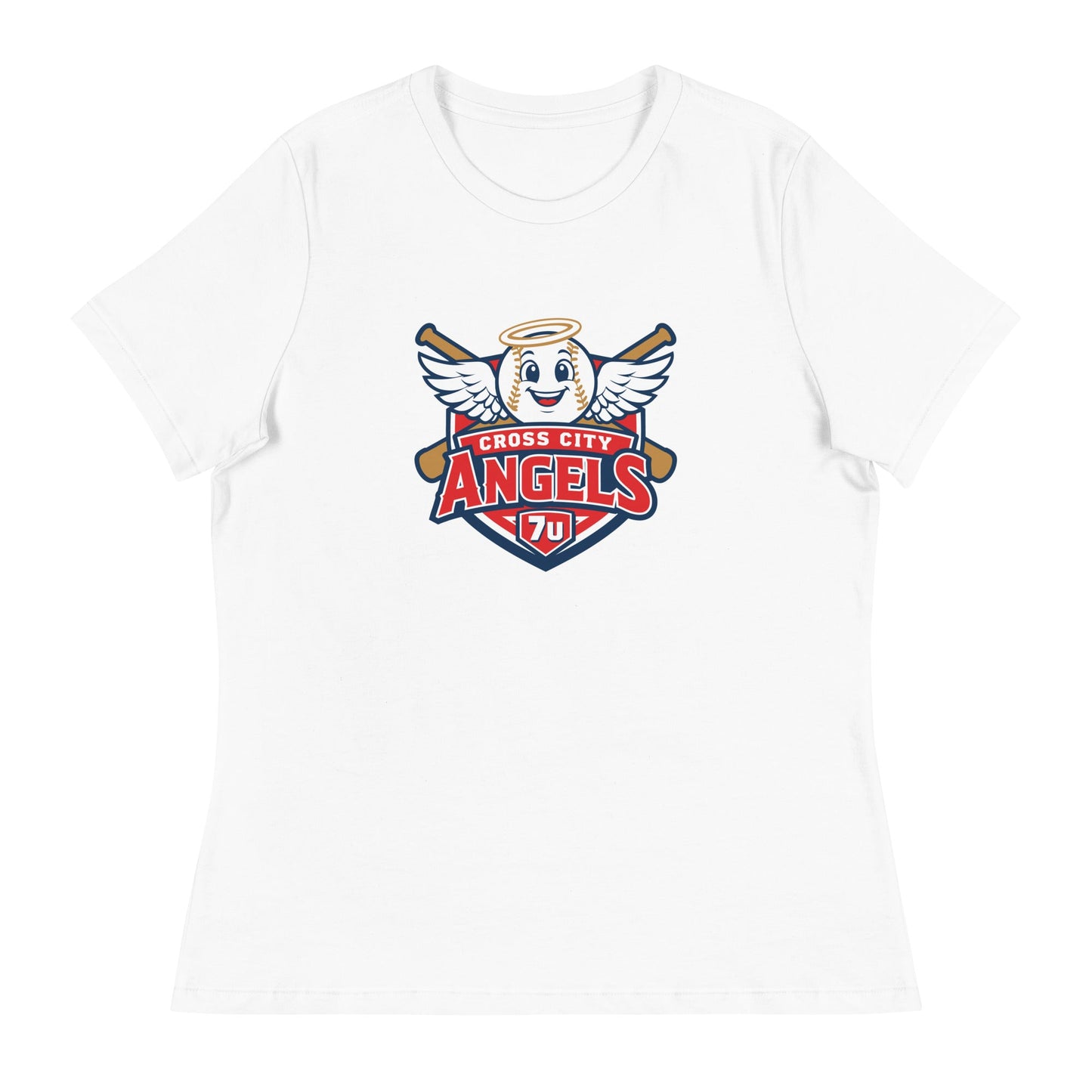 Performance | Women's Relaxed T Shirt | Cross City Angels | Shield Logo