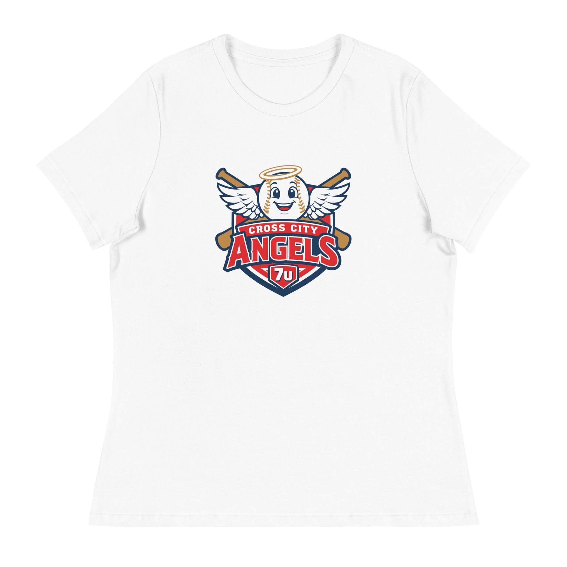 Performance | Women's Relaxed T Shirt | Cross City Angels | Shield Logo