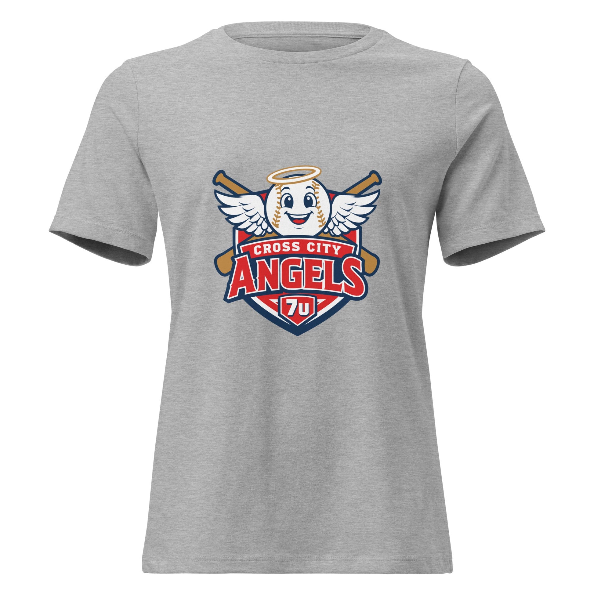 Performance | Women's Relaxed T Shirt | Cross City Angels | Shield Logo