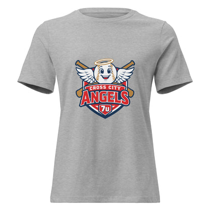 Performance | Women's Relaxed T Shirt | Cross City Angels | Shield Logo