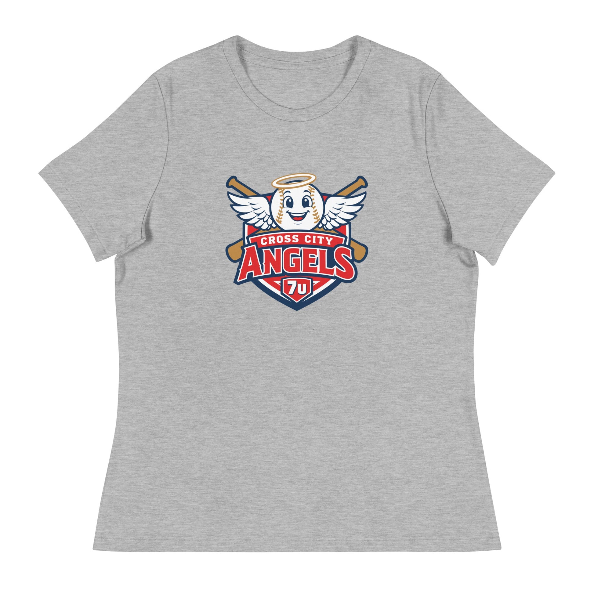 Performance | Women's Relaxed T Shirt | Cross City Angels | Shield Logo