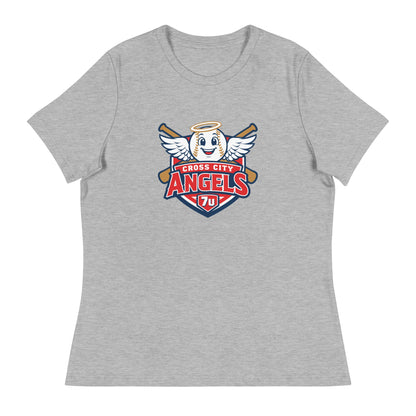 Performance | Women's Relaxed T Shirt | Cross City Angels | Shield Logo