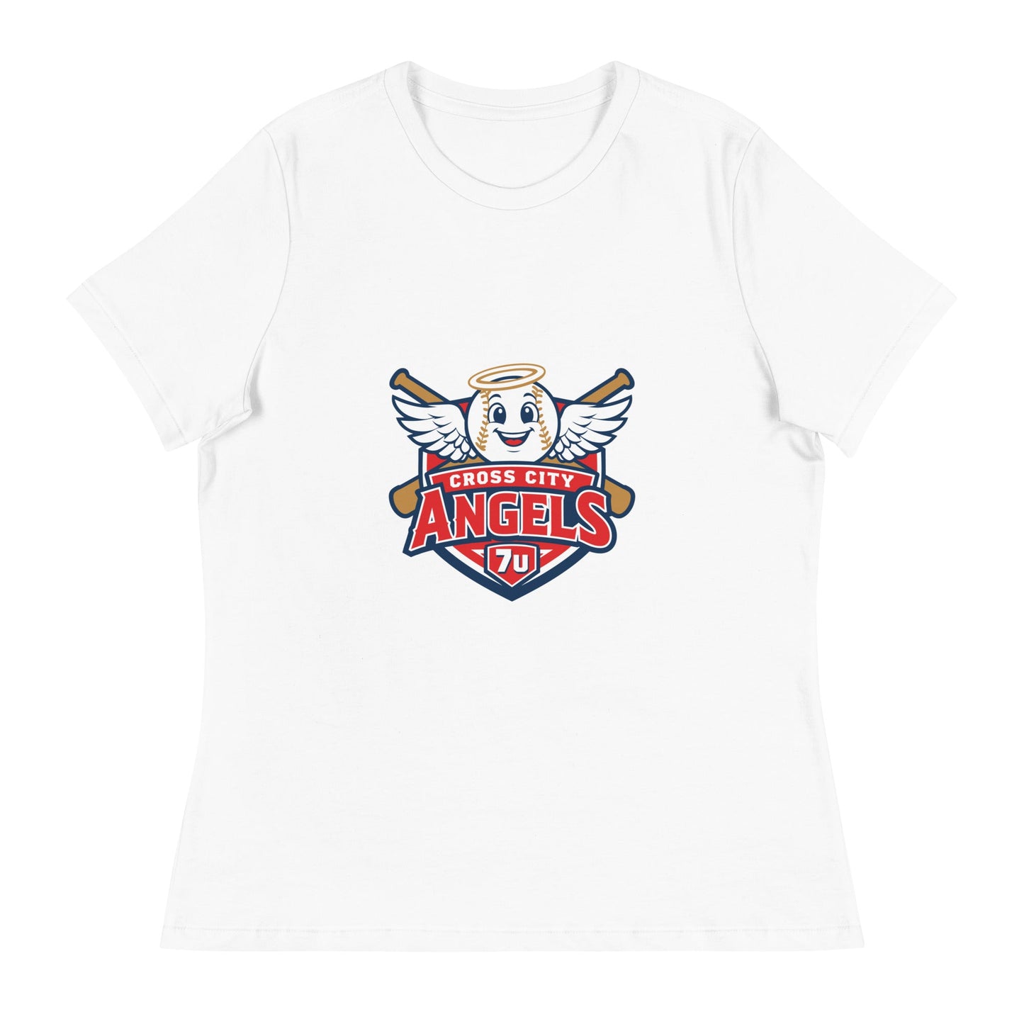 Performance | Women's Relaxed T Shirt | Cross City Angels | Shield Logo