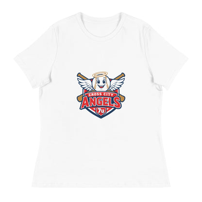 Performance | Women's Relaxed T Shirt | Cross City Angels | Shield Logo
