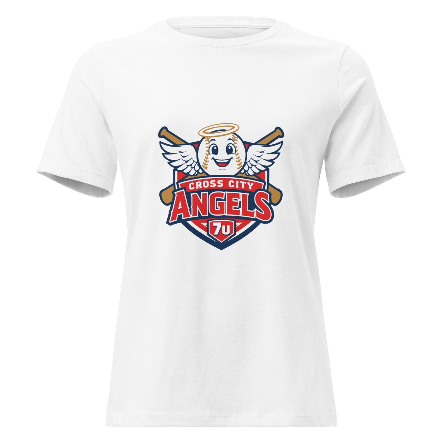 Performance | Women's Relaxed T Shirt | Cross City Angels | Shield Logo