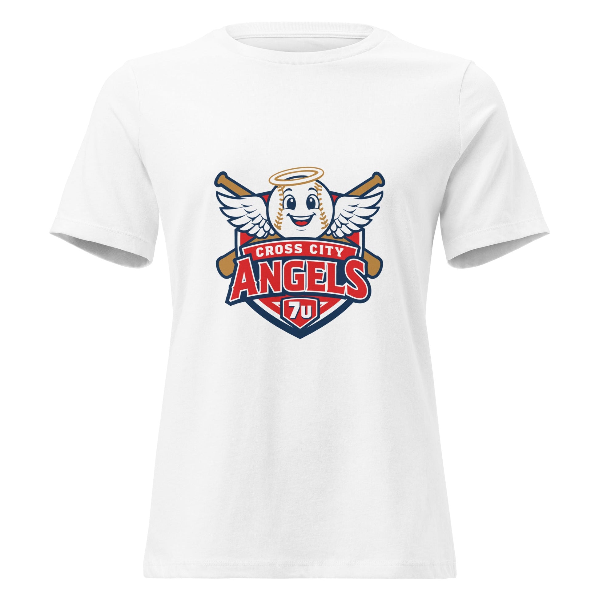 Performance | Women's Relaxed T Shirt | Cross City Angels | Shield Logo