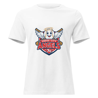 Performance | Women's Relaxed T Shirt | Cross City Angels | Shield Logo