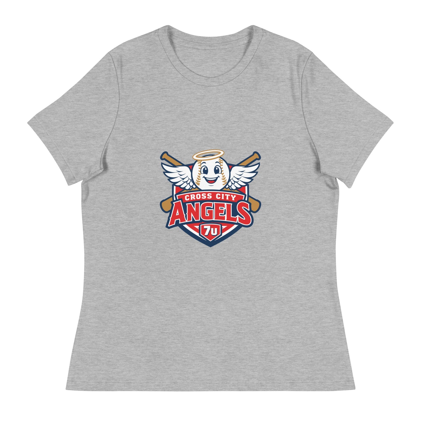 Performance | Women's Relaxed T Shirt | Cross City Angels | Shield Logo