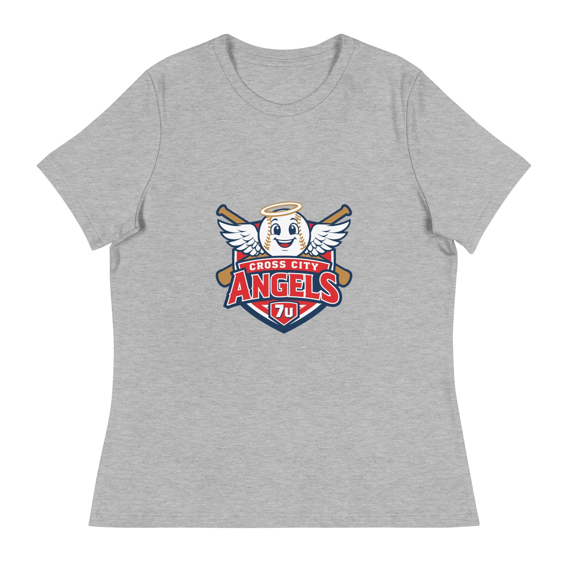 Performance | Women's Relaxed T Shirt | Cross City Angels | Shield Logo