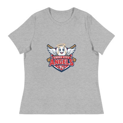 Performance | Women's Relaxed T Shirt | Cross City Angels | Shield Logo