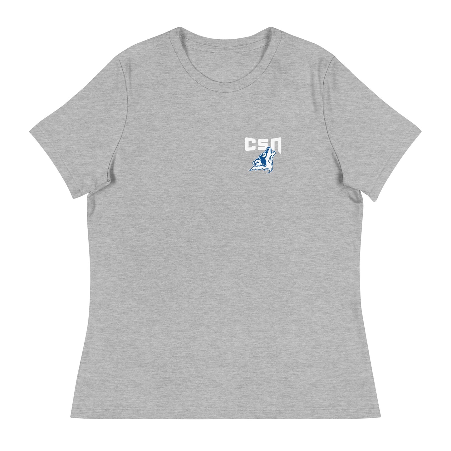 Performance | Women's Relaxed T Shirt | CSN Volleyball | CSN White Alt Logo