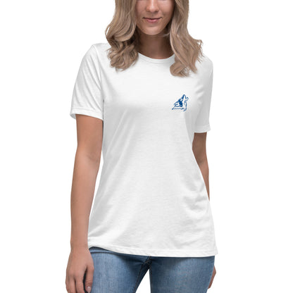 Performance | Women's Relaxed T Shirt | CSN Volleyball | CSN White Alt Logo
