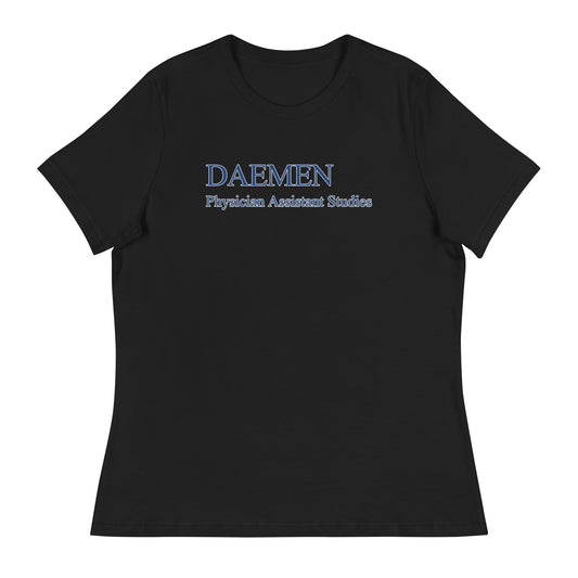 Performance | Women's Relaxed T Shirt | Daemen Physician Assistant | Care Collective Logo