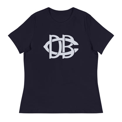Performance | Women's Relaxed T Shirt | Dallas Baseball Club | Interlocking DB Crest Logo