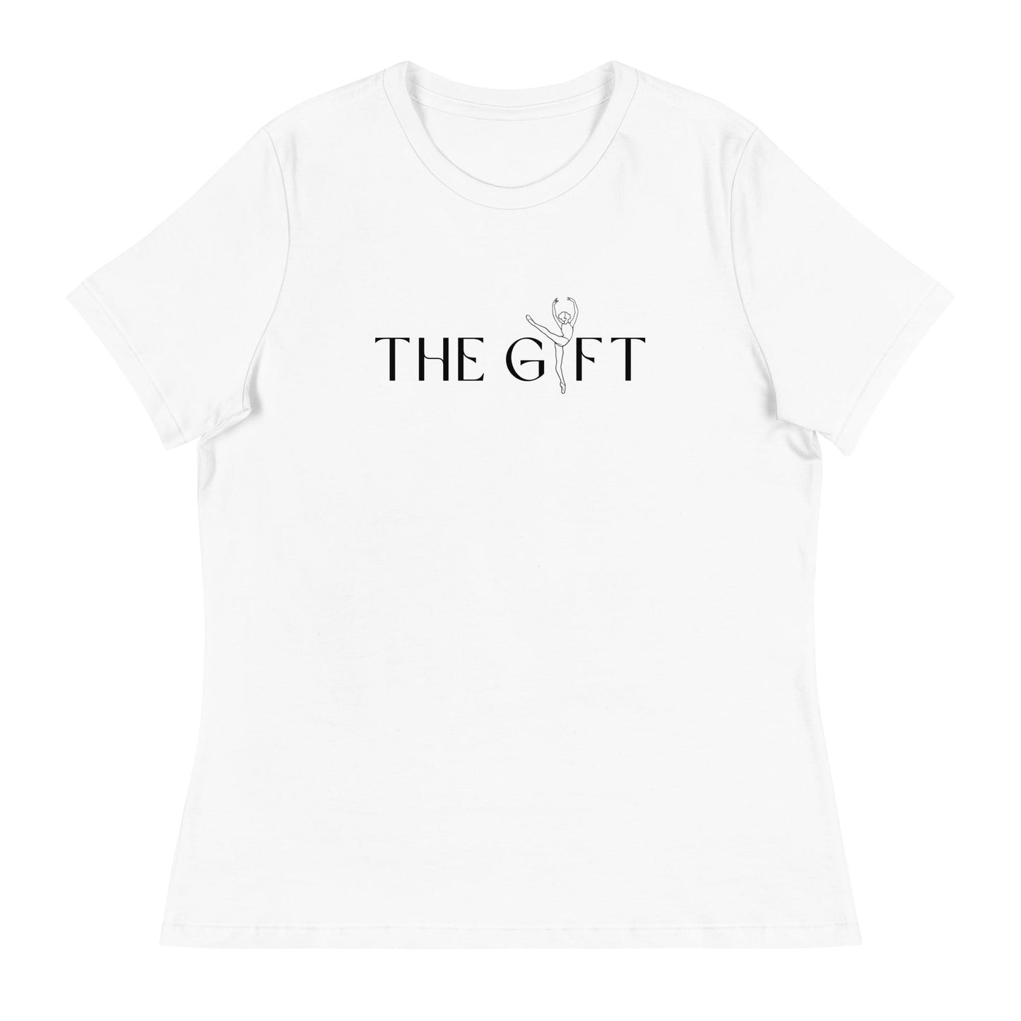 Performance | Women's Relaxed T Shirt | Dancin' Time Studios | Lyric Dancer Logo