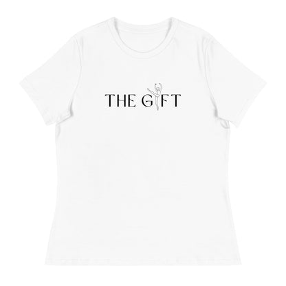 Performance | Women's Relaxed T Shirt | Dancin' Time Studios | Lyric Dancer Logo