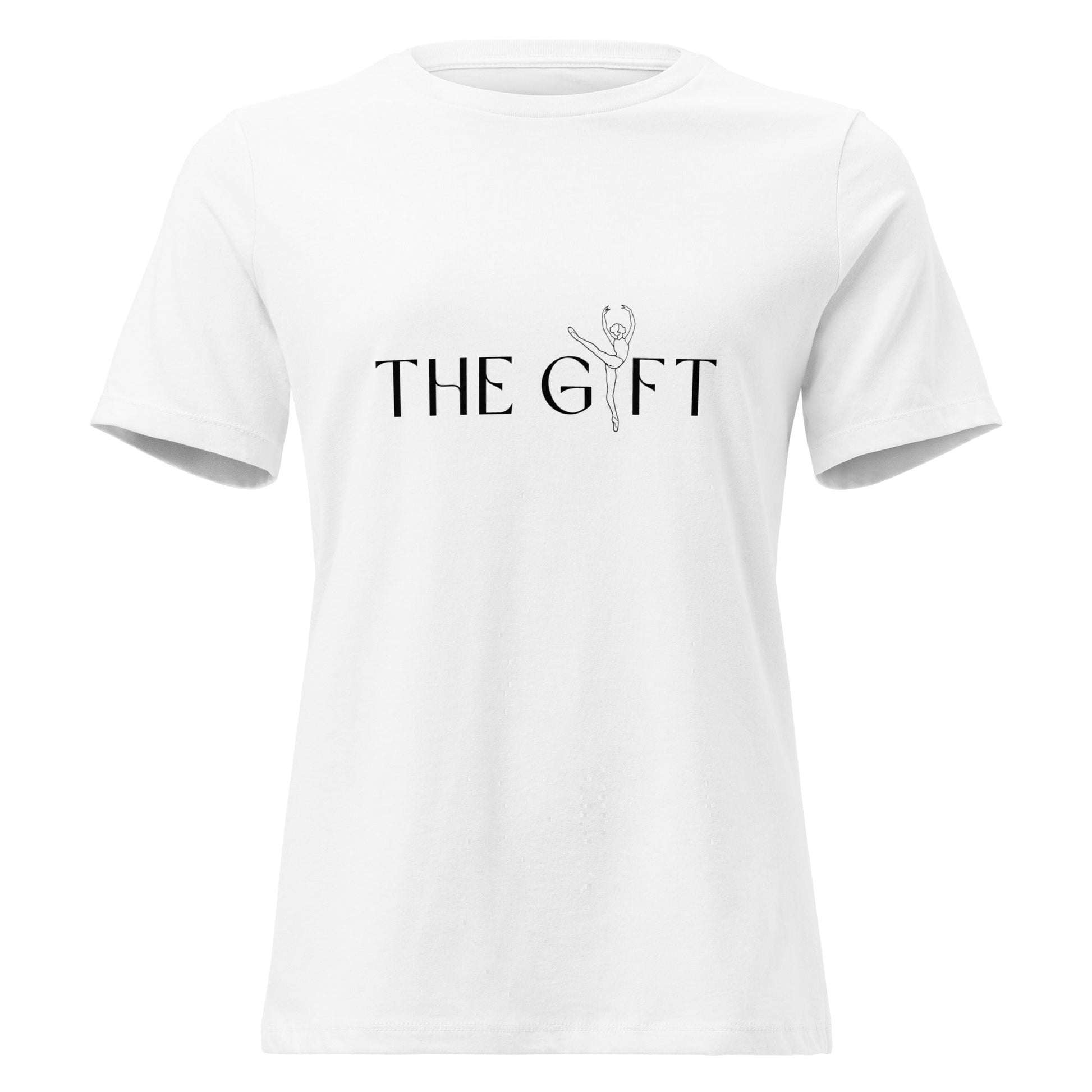 Performance | Women's Relaxed T Shirt | Dancin' Time Studios | Lyric Dancer Logo