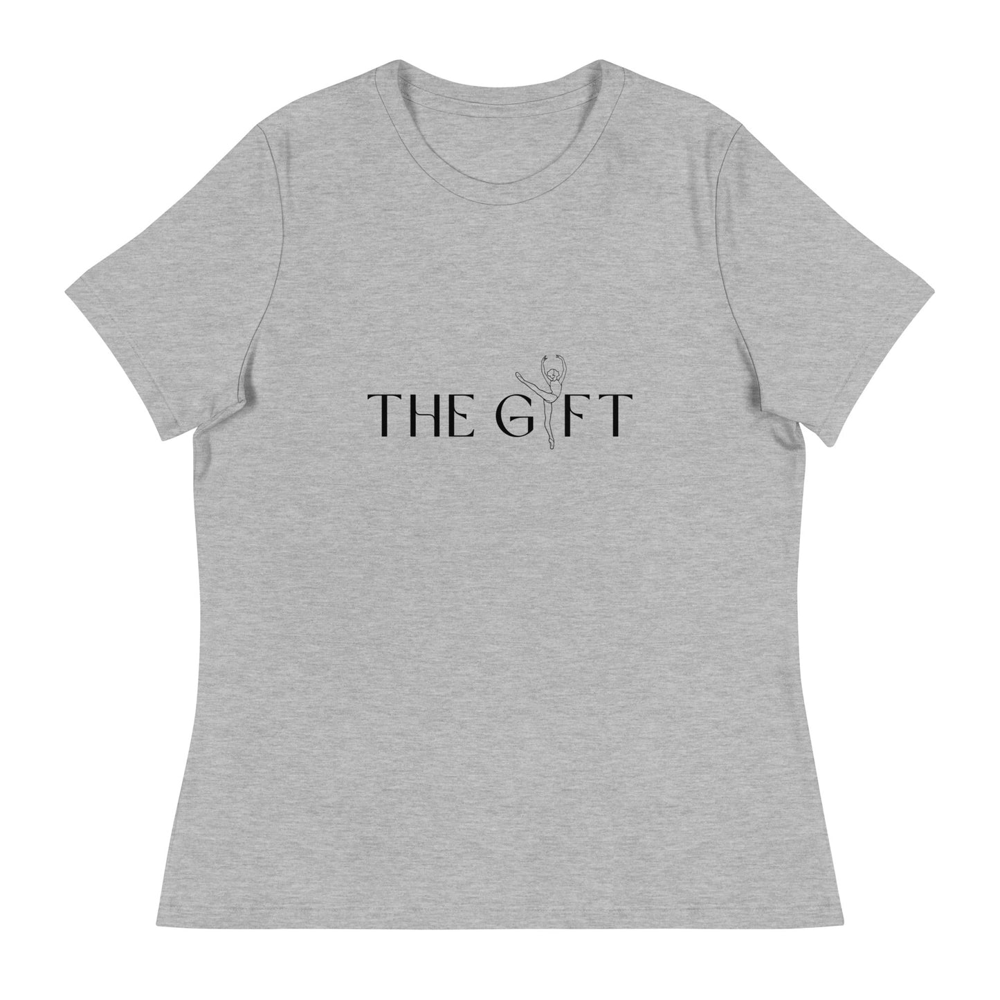 Performance | Women's Relaxed T Shirt | Dancin' Time Studios | Lyric Dancer Logo