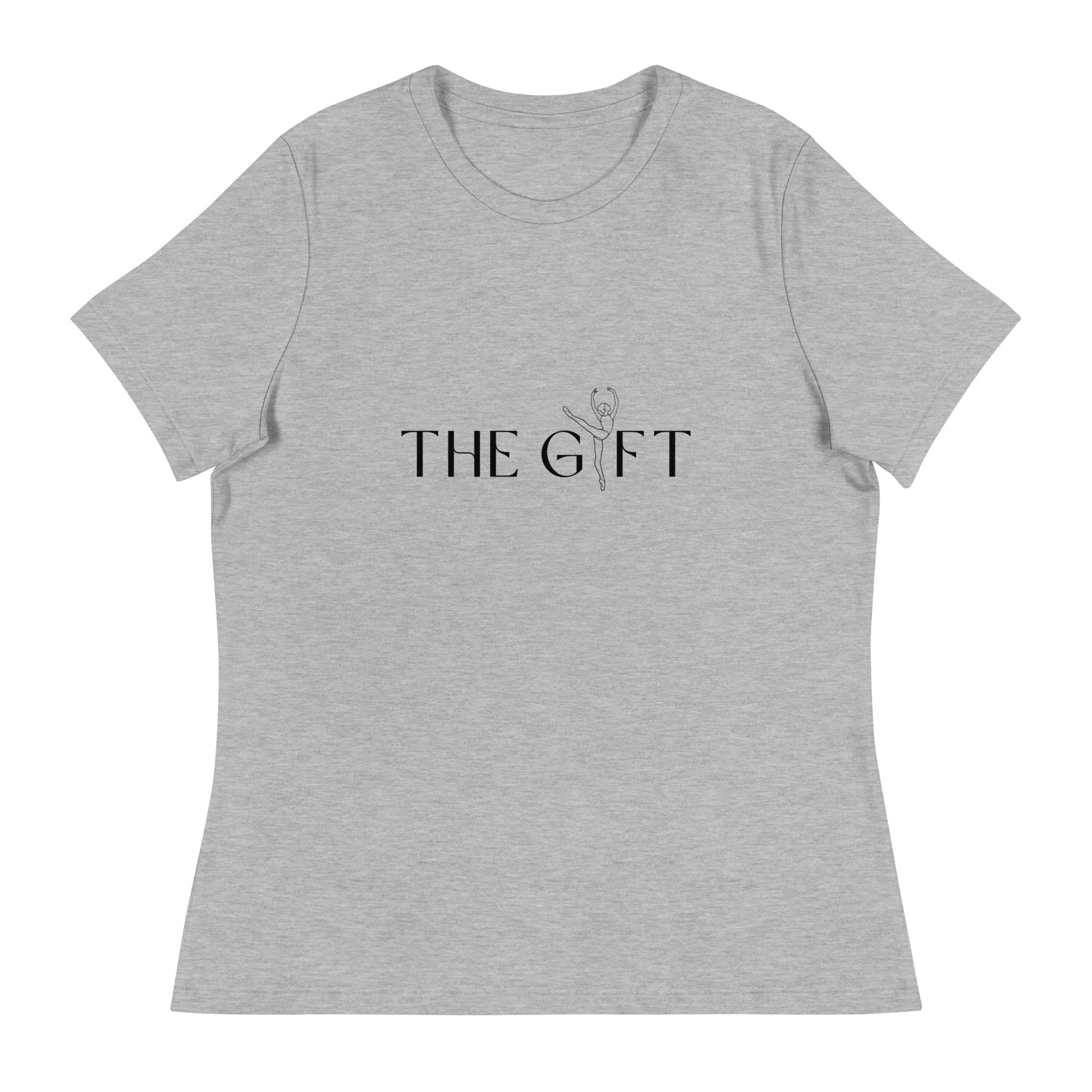 Performance | Women's Relaxed T Shirt | Dancin' Time Studios | Lyric Dancer Logo