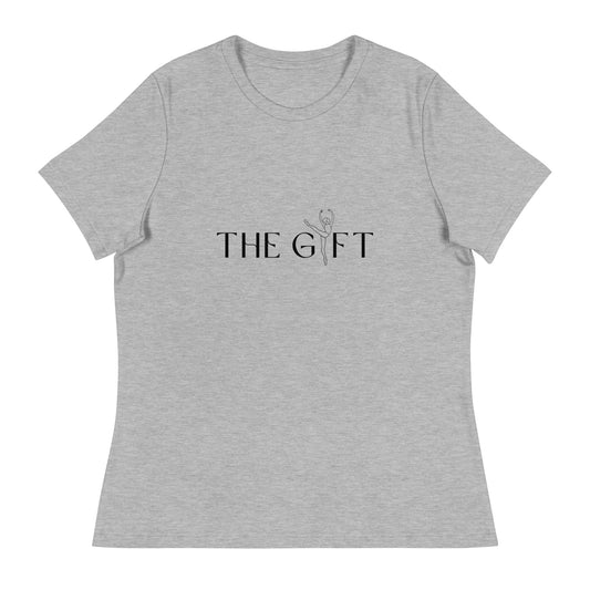 Performance | Women's Relaxed T Shirt | Dancin' Time Studios | Lyric Dancer Logo