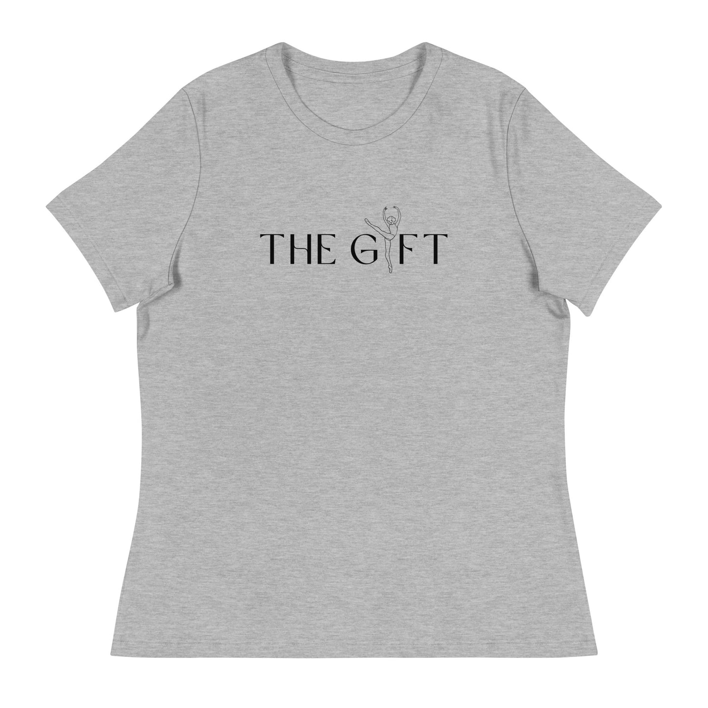 Performance | Women's Relaxed T Shirt | Dancin' Time Studios | Lyric Dancer Logo