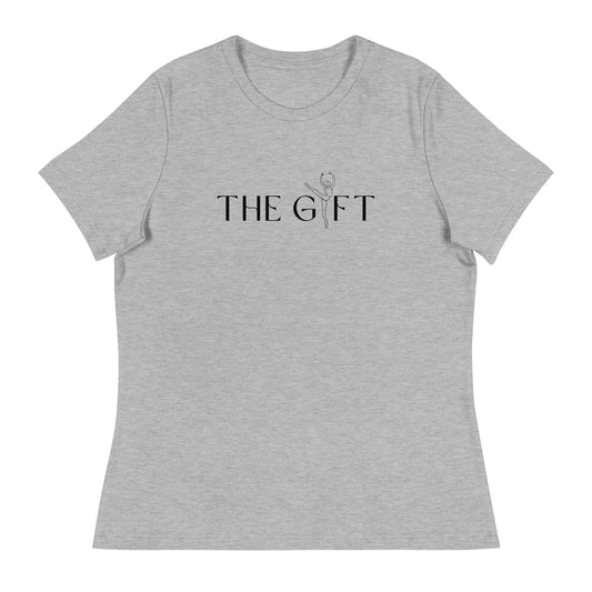 Performance | Women's Relaxed T Shirt | Dancin' Time Studios | Lyric Dancer Logo