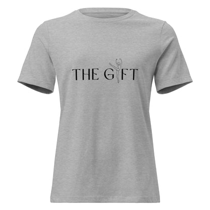Performance | Women's Relaxed T Shirt | Dancin' Time Studios | Lyric Dancer Logo