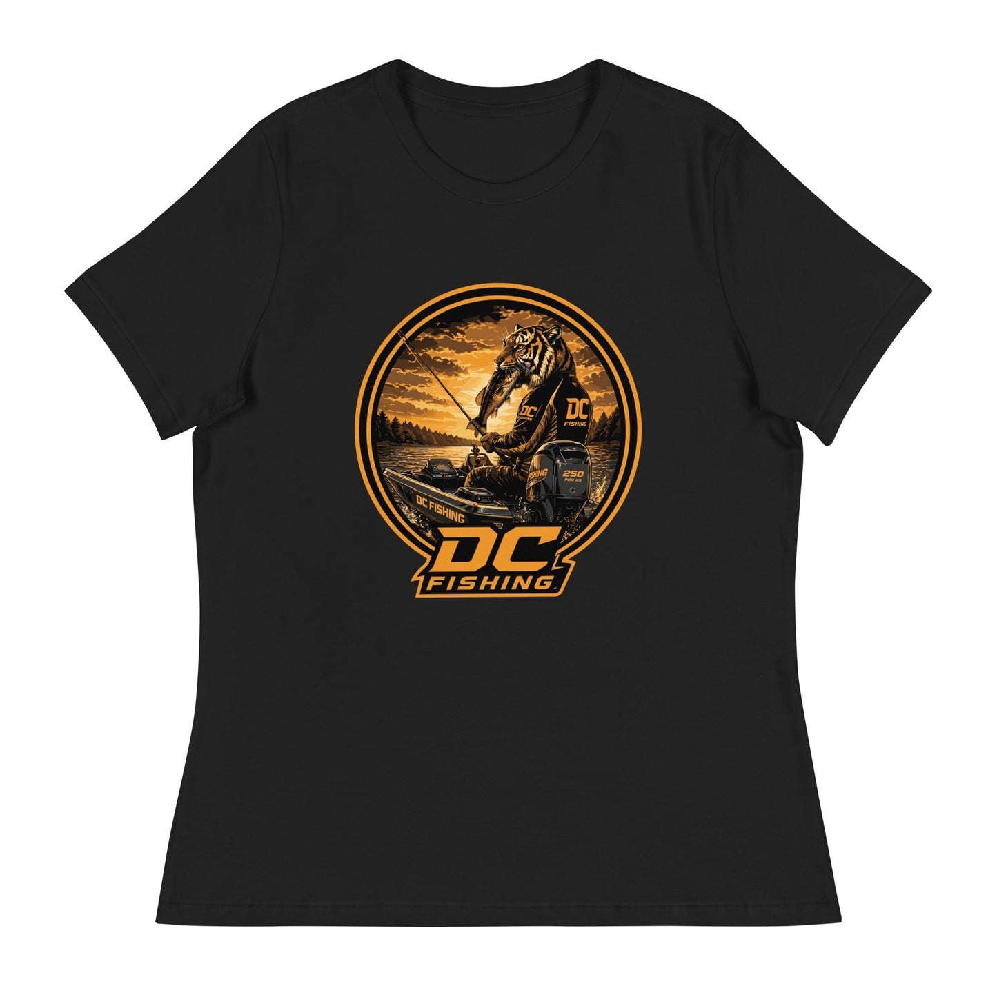 Performance | Women's Relaxed T Shirt | DeKalb Fishing Team | Badge Logo