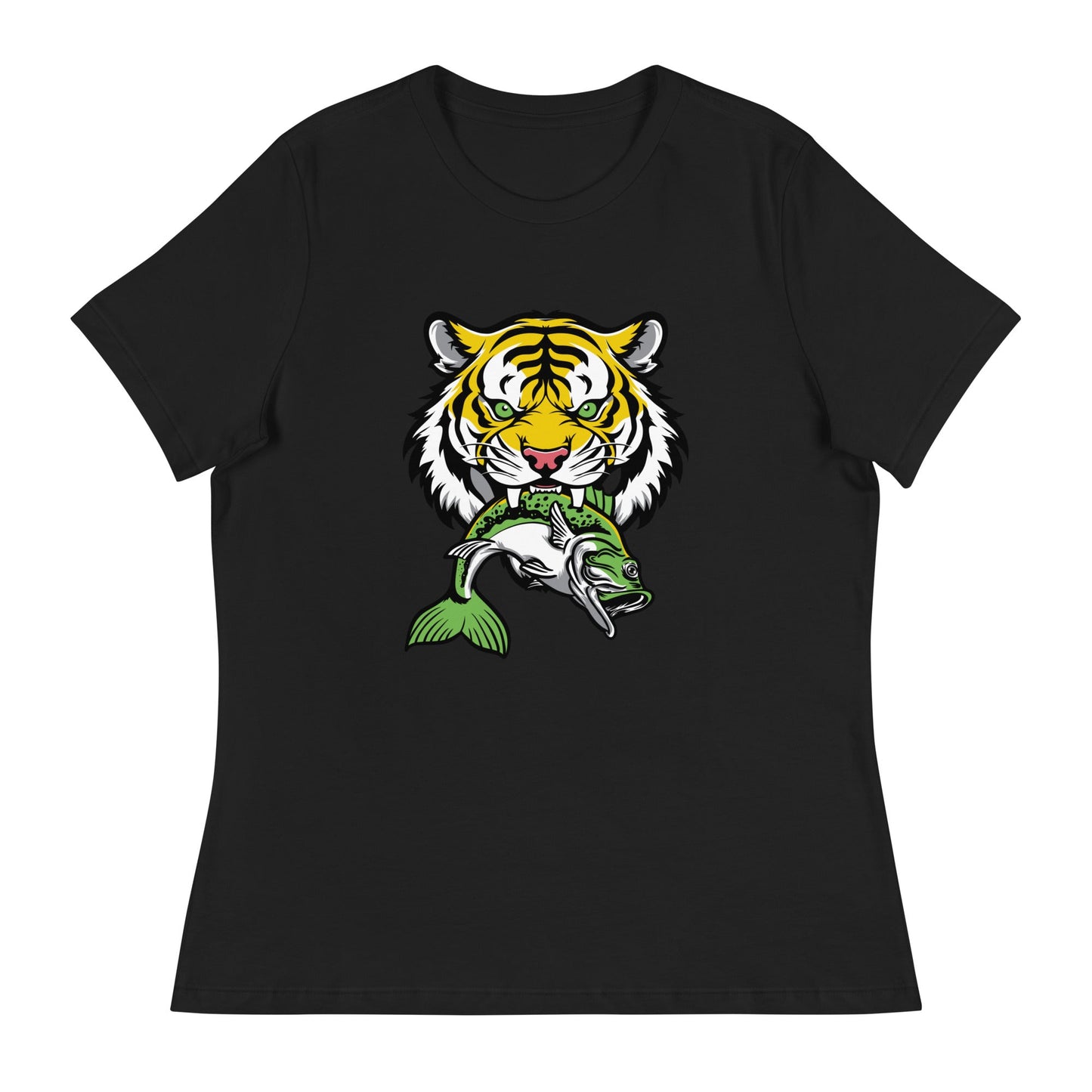 Performance | Women's Relaxed T Shirt | DeKalb Fishing Team | Mascot Logo