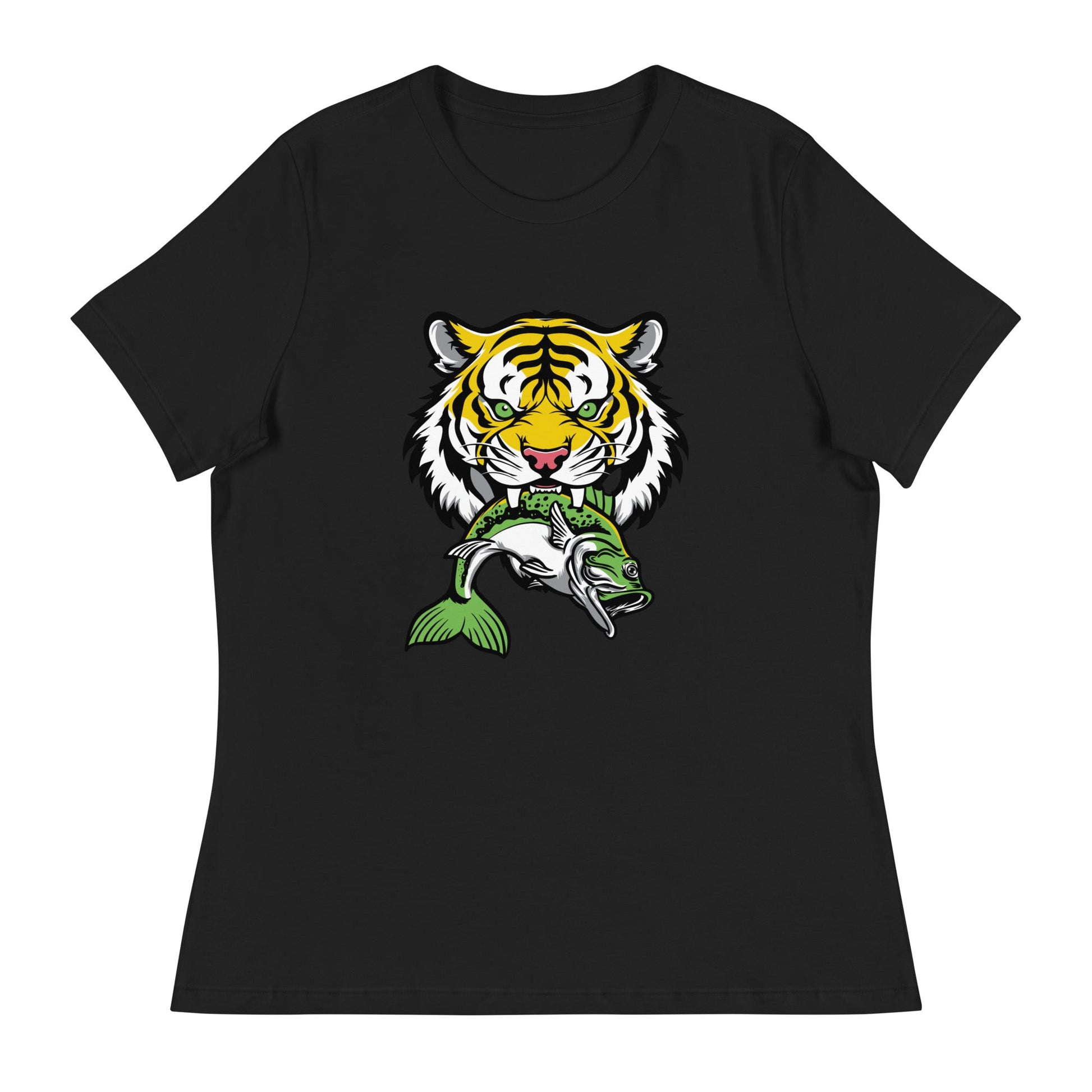 Performance | Women's Relaxed T Shirt | DeKalb Fishing Team | Mascot Logo
