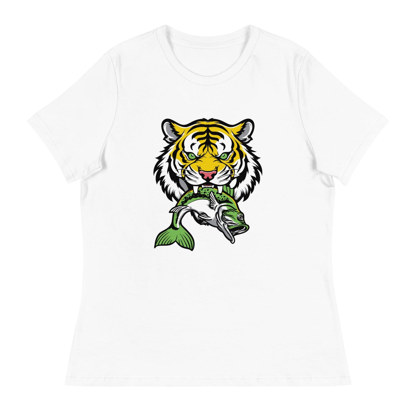 Performance | Women's Relaxed T Shirt | DeKalb Fishing Team | Mascot Logo