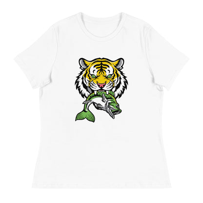 Performance | Women's Relaxed T Shirt | DeKalb Fishing Team | Mascot Logo