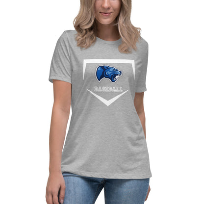 Performance | Women's Relaxed T Shirt | Denmark Technical College | Baseball Logo