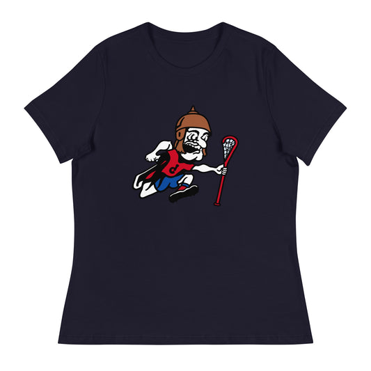 Performance | Women's Relaxed T Shirt | Detroit Lacrosse | Crest Logo