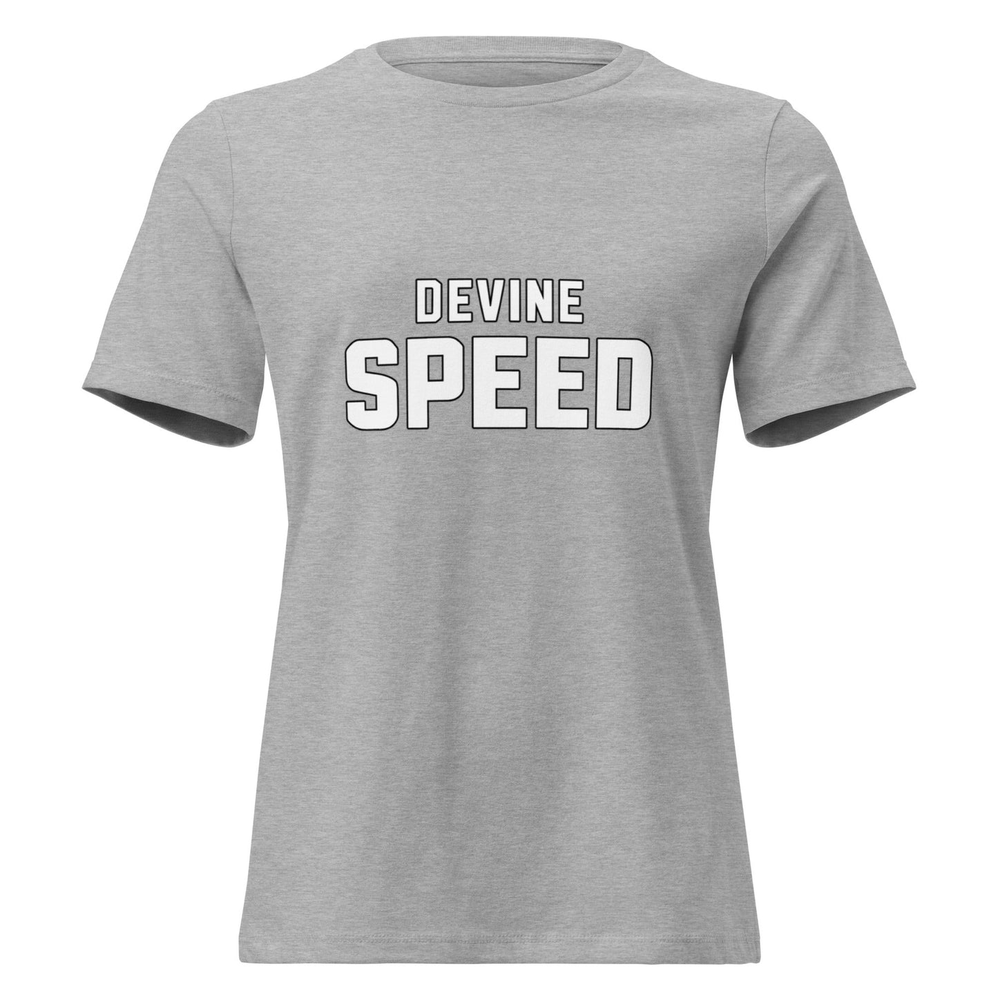 Performance | Women's Relaxed T Shirt | Devine Speed | Script Logo