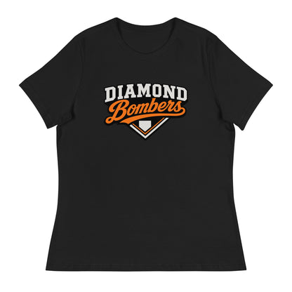 Performance | Women's Relaxed T Shirt | Diamond Bombers | Emblem Logo