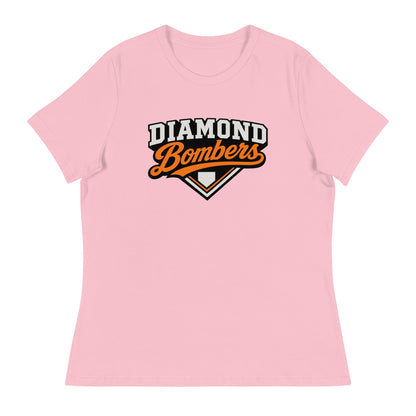 Performance | Women's Relaxed T Shirt | Diamond Bombers | Emblem Logo