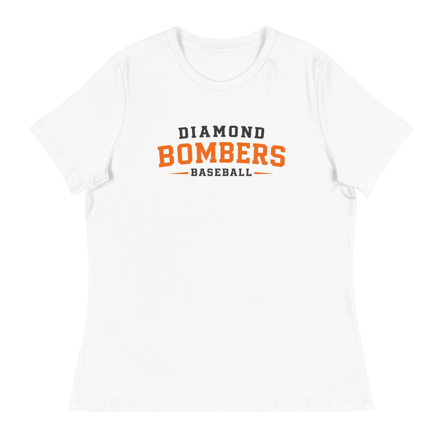 Performance | Women's Relaxed T Shirt | Diamond Bombers | Modern Script Logo