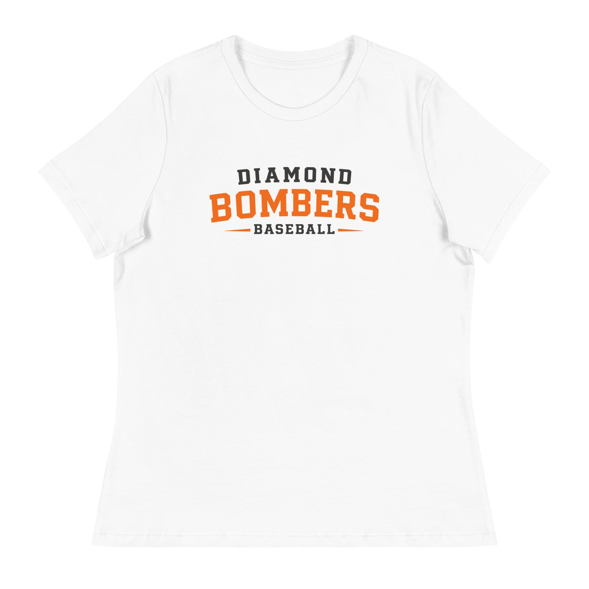 Performance | Women's Relaxed T Shirt | Diamond Bombers | Modern Script Logo