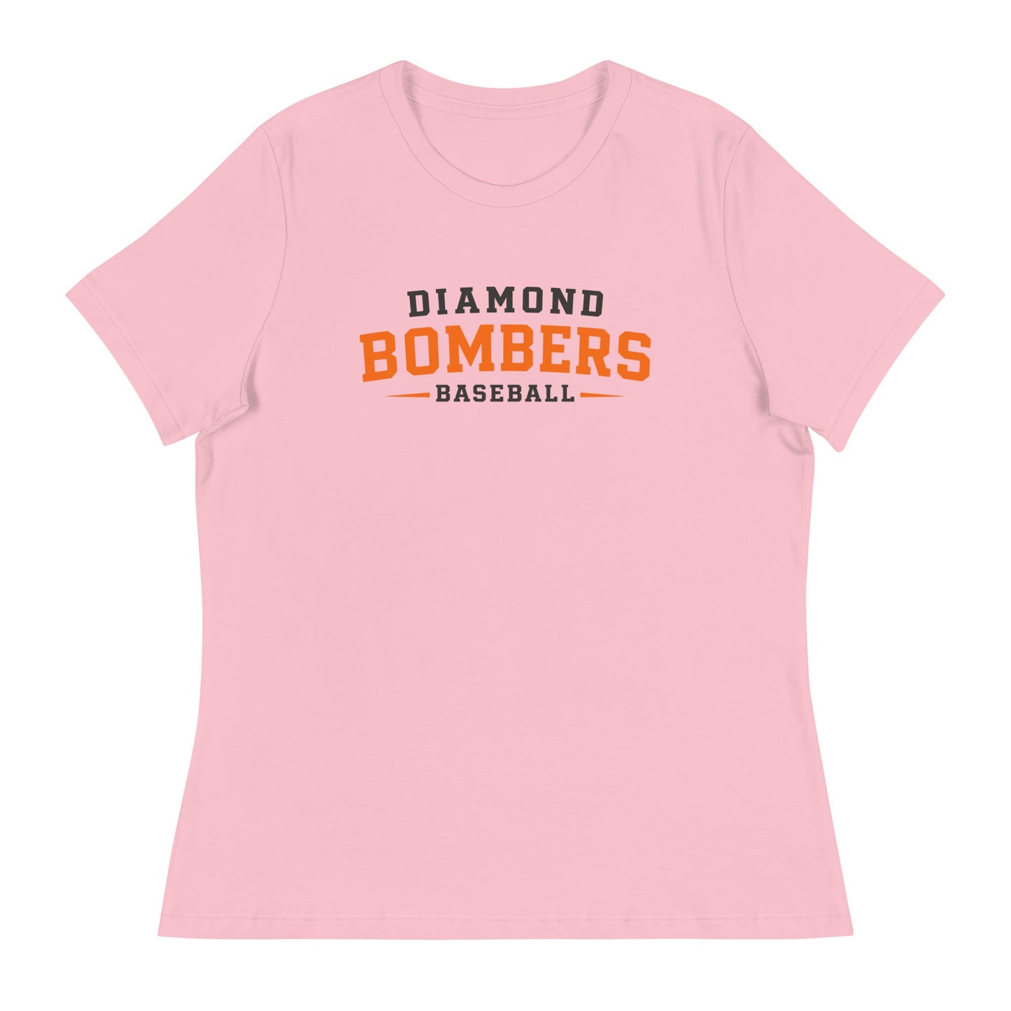 Performance | Women's Relaxed T Shirt | Diamond Bombers | Modern Script Logo